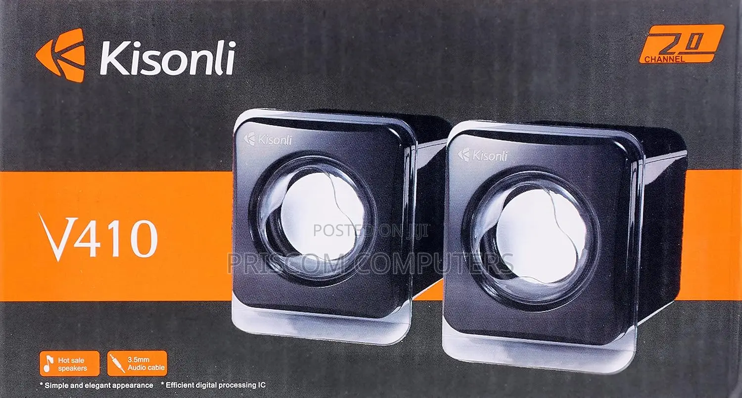 Kisonli V410 Multimedia Portable Wired Usb Speaker