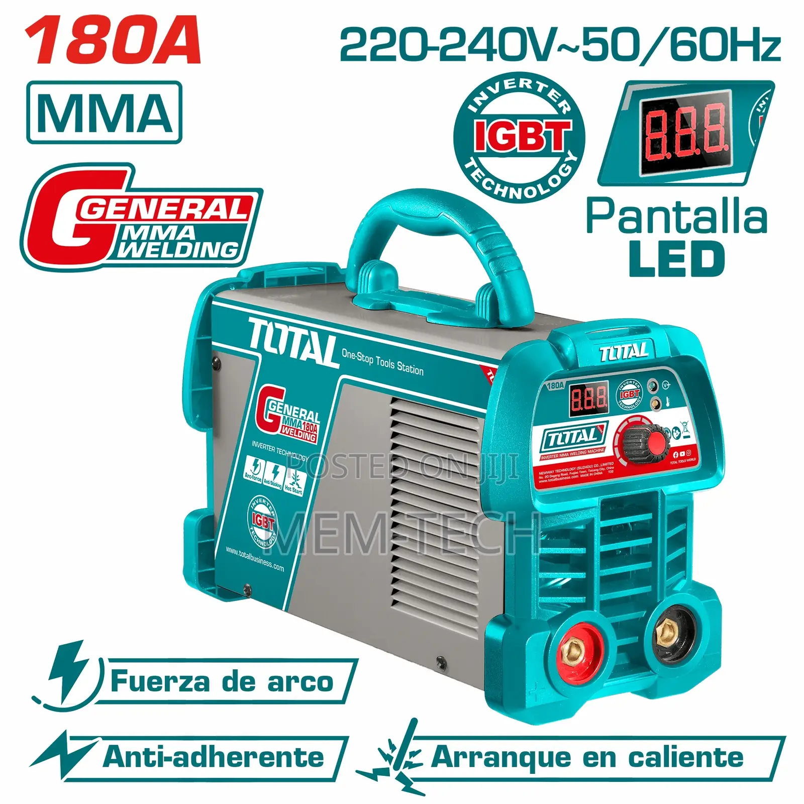 Total Tw218059 Inverter Mmawelding Machine 180a