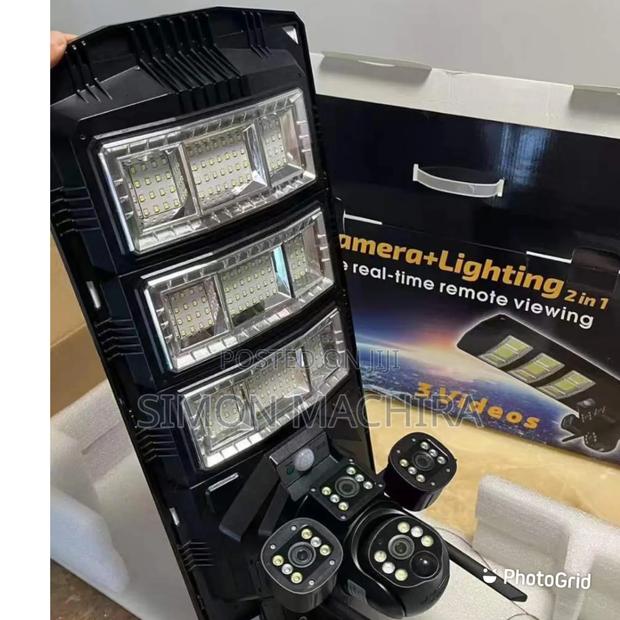 Solar Floodlight 4g Solar PTZ Camera 450watts