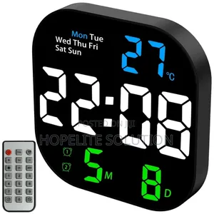 Large Screen Digital Wall Clock