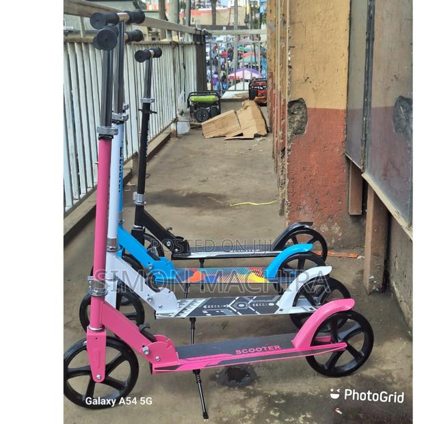 Heavy Duty Metallic Scooter for Kids - main view