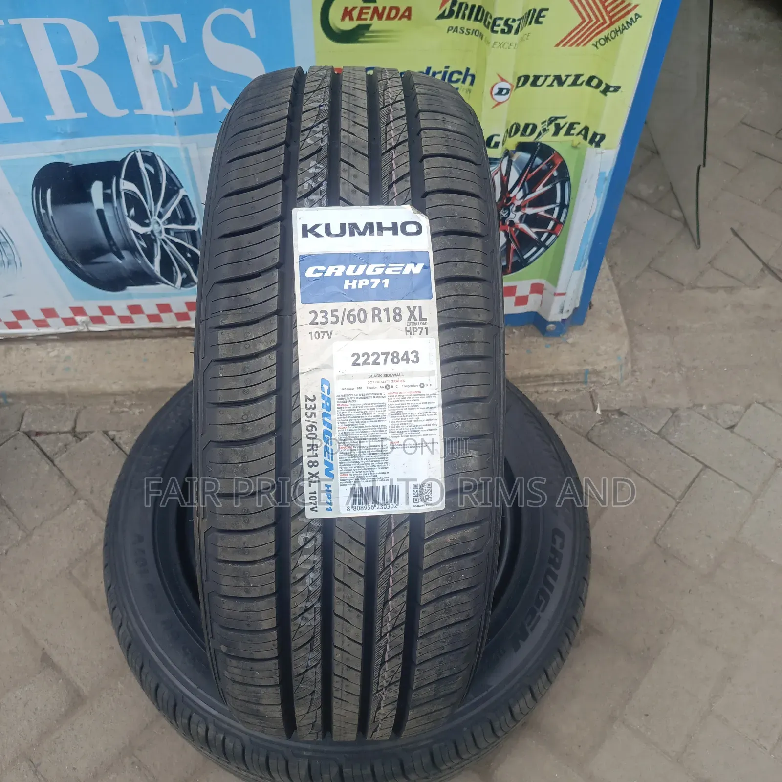 235/60r18 Kumho Made In Korea