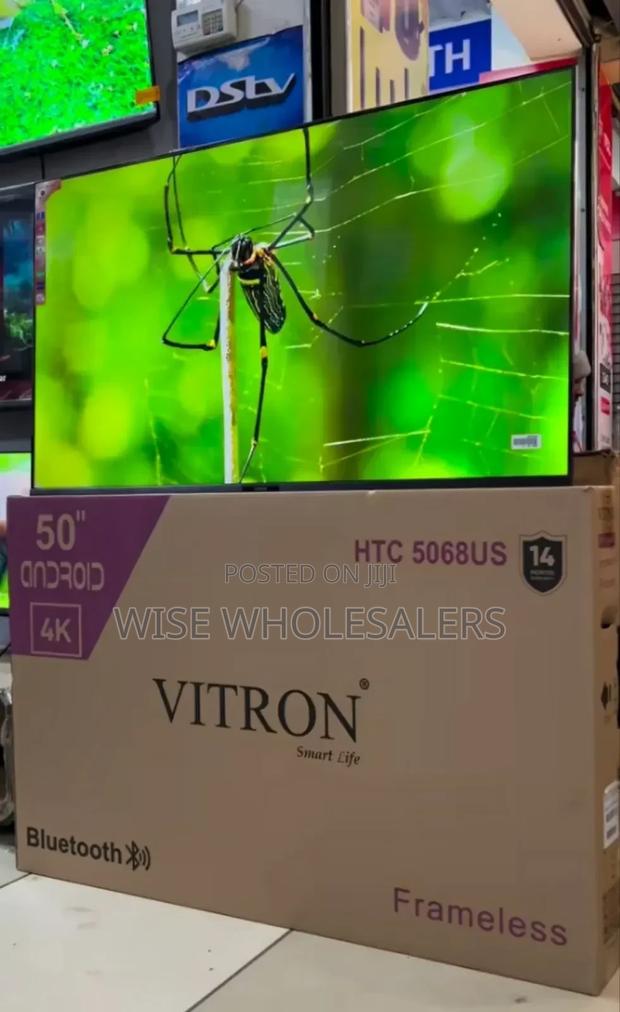 Vitron 50 Inch Frameless 4k Uhd Smart Tv