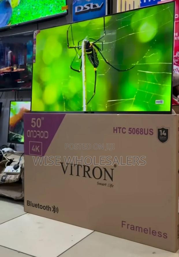 Vitron 5068us 50′′ Inch Frameless 4k Uhd Android Tv