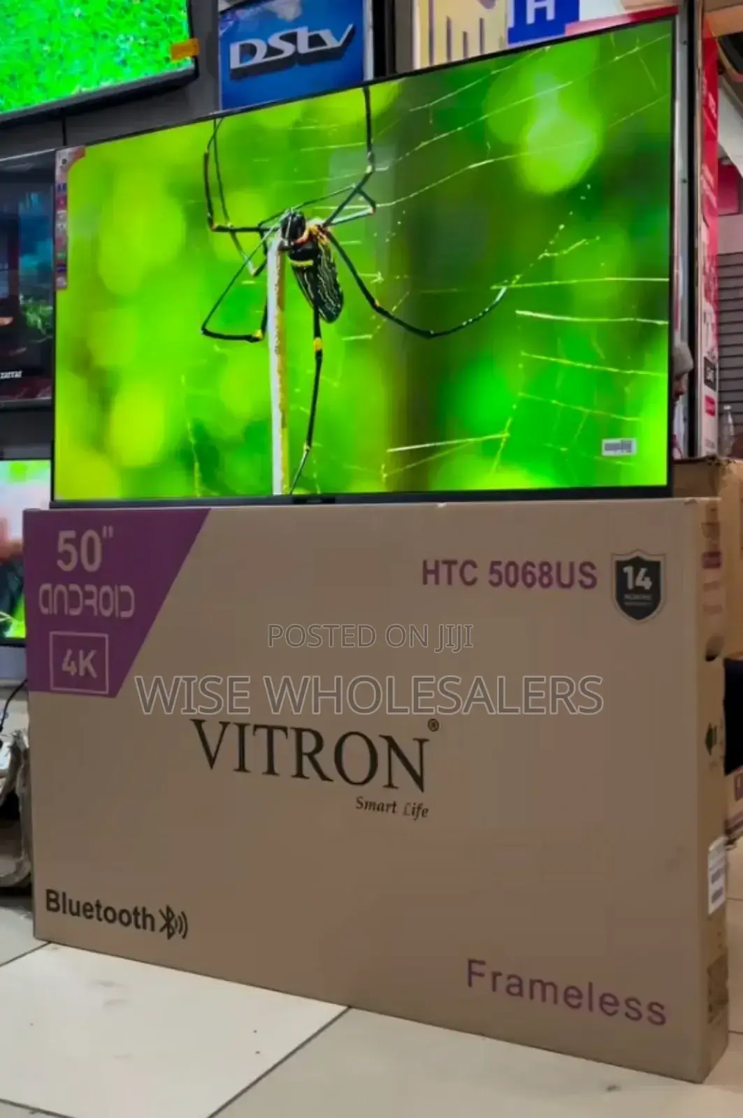 Vitron 5068us 50′′ Inch Frameless 4k Uhd Android Tv
