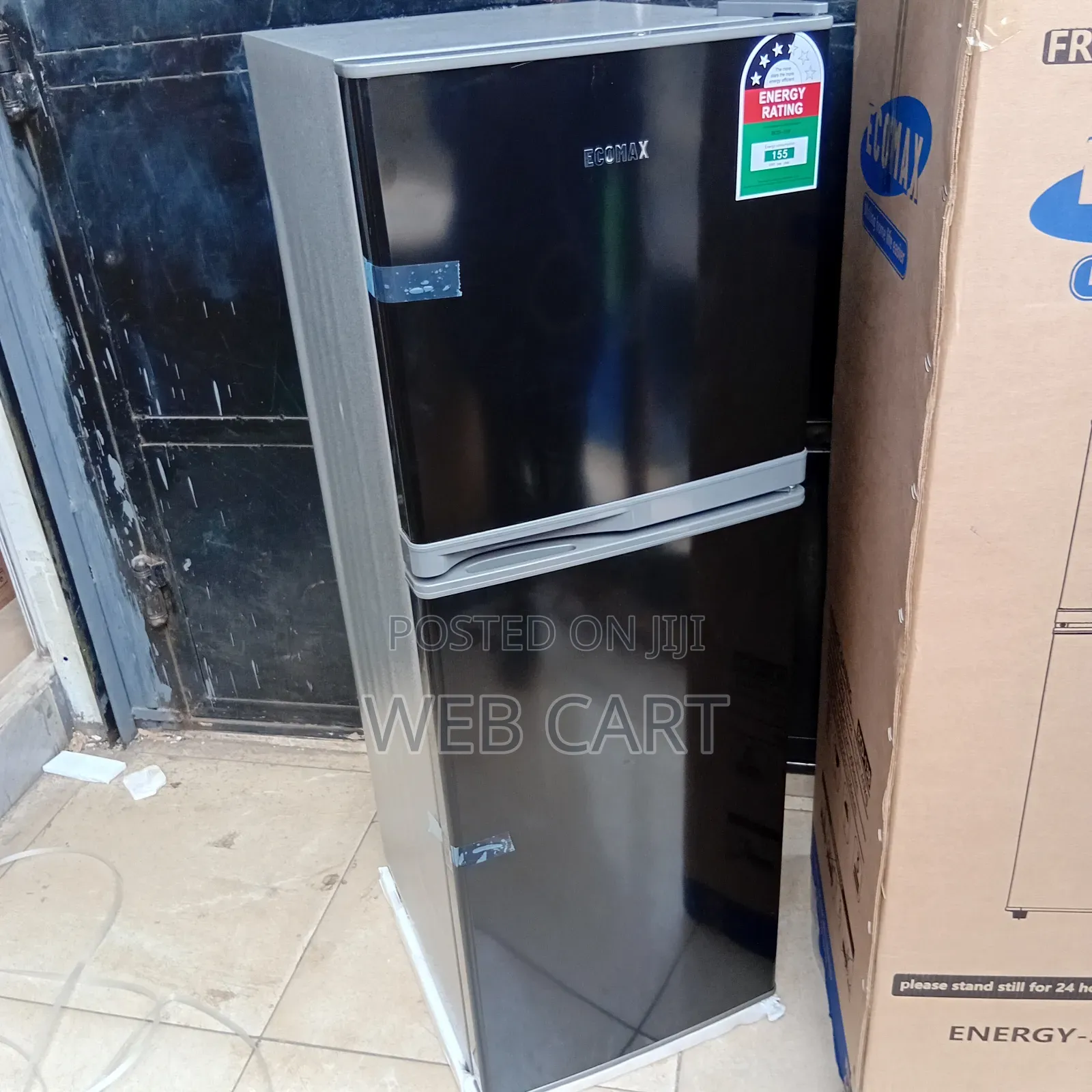 Ecomax 138 Litres Fridge Freezer Double Door