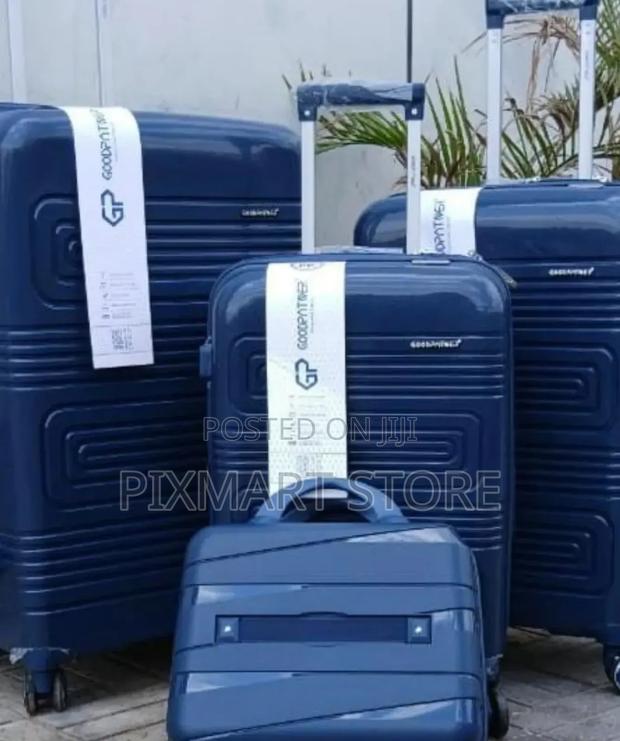 4-in-1 Rubber Suitcase Set Travel Smart, Pack More - main view