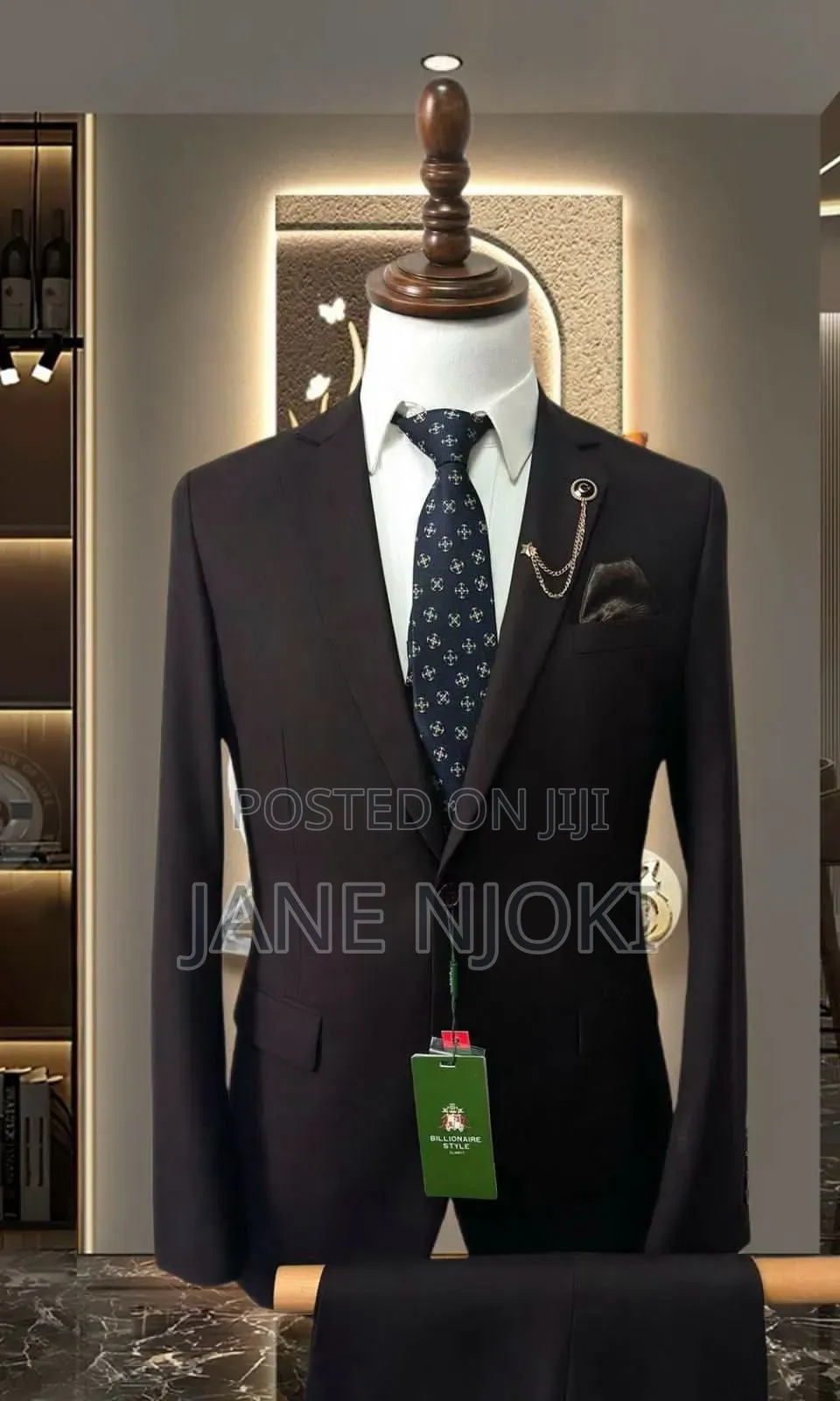 2 Button Brown Suit
