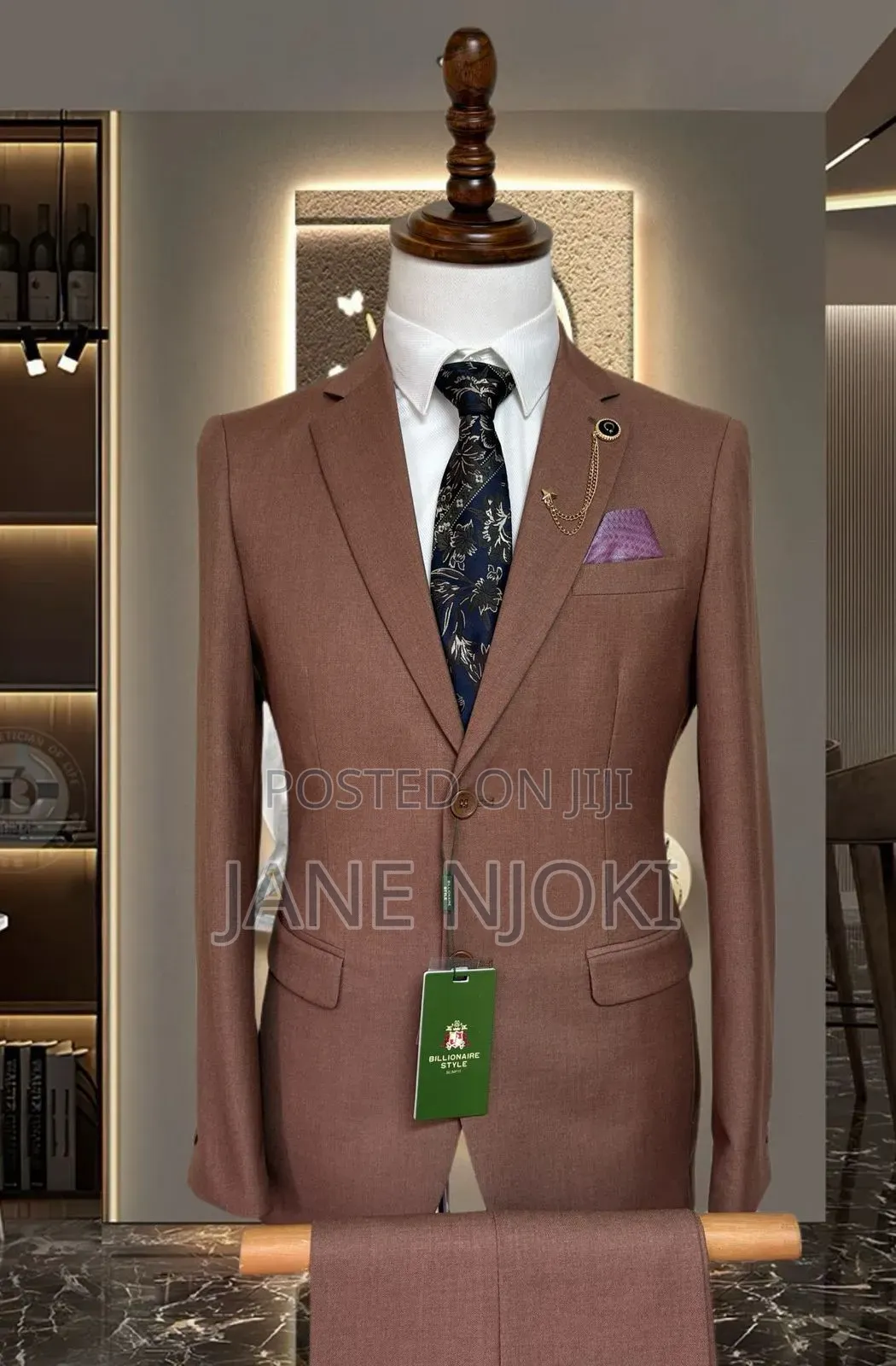 2 Button Brown Suit