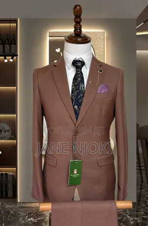 2 Button Brown Suit