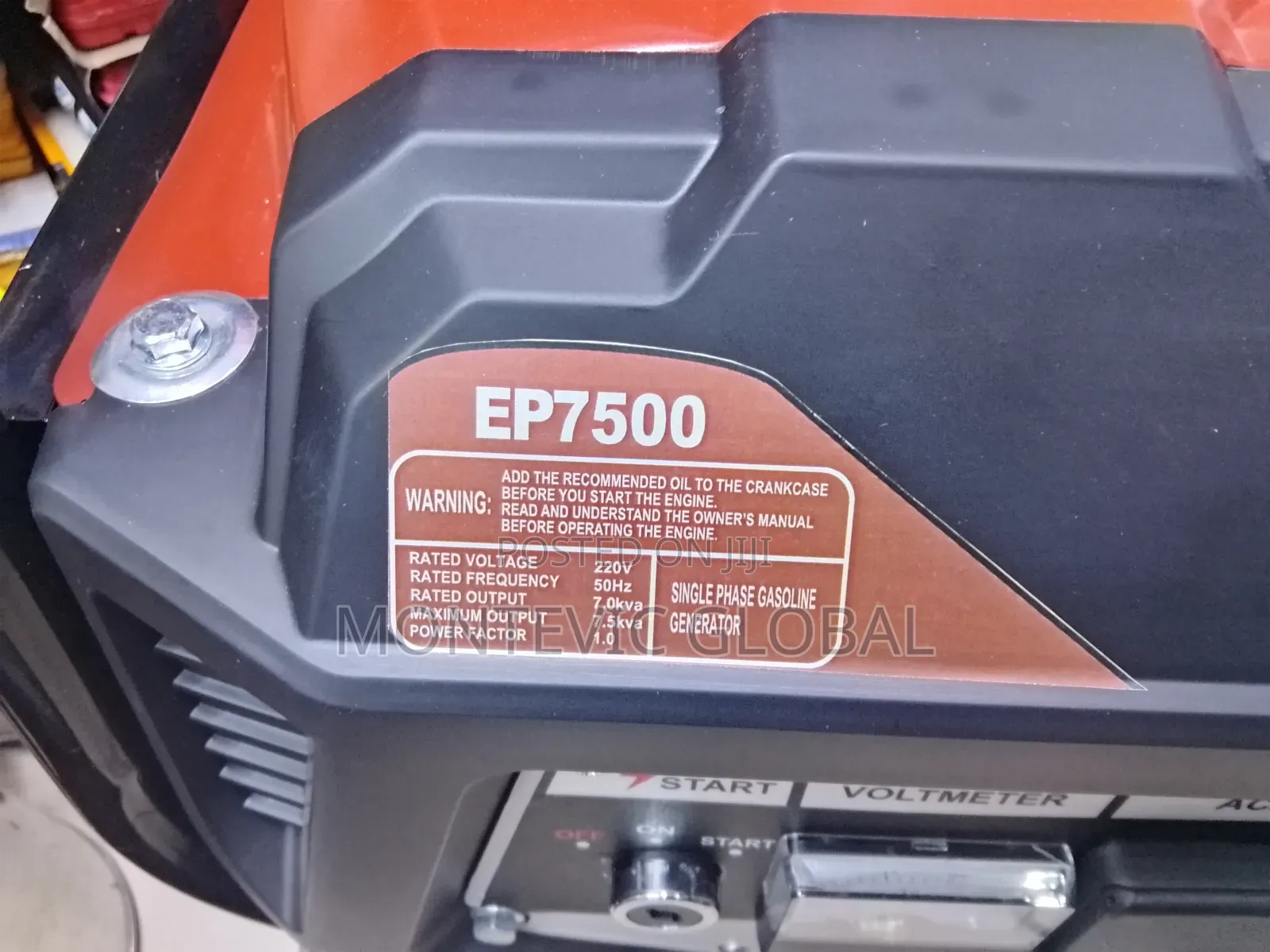 Ep7500 Honda Keystart Generator 7.5kva
