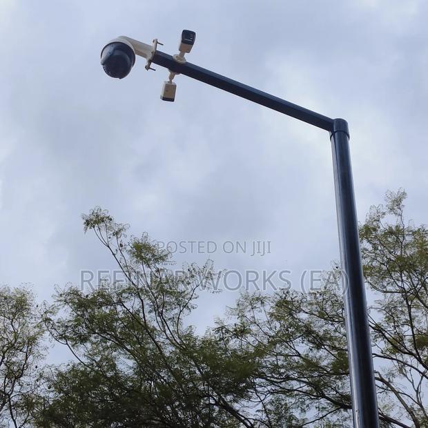Galvanized Steel Street Light Camera Poles for Sale - thumbnail 2