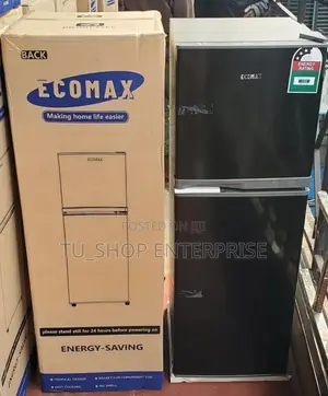 Refrigerator! Ecomax 138 Litres Dark Silver Double Door
