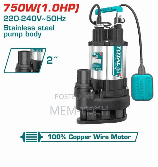 Total Twp775016 Sewage Submersible Pump 750w(1.0hp) - main view
