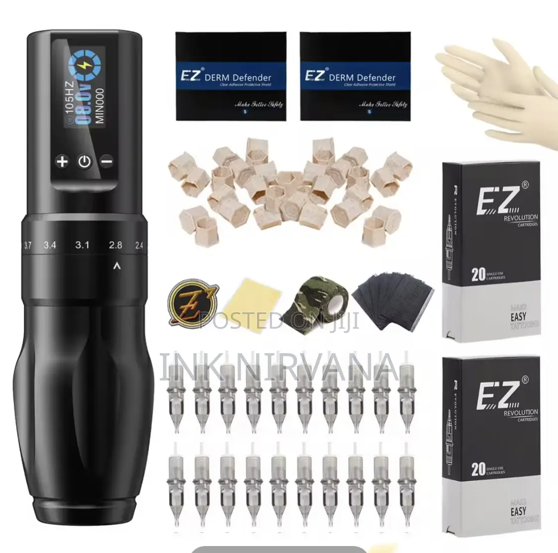 Ez Tattoo Machine Kit Wireless