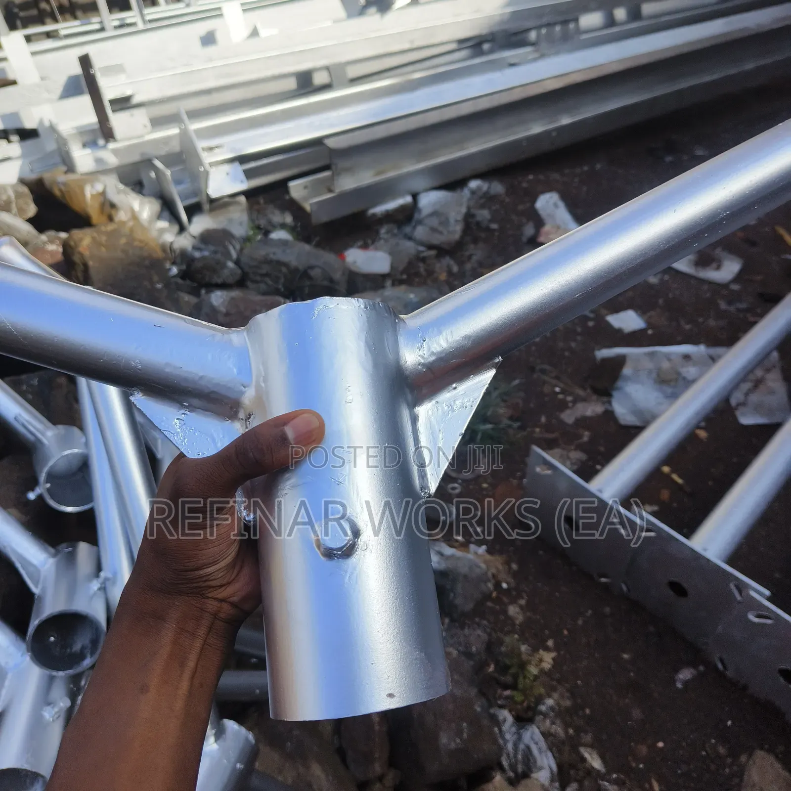 Steel Lighting Poles With Anti-Rust Coating