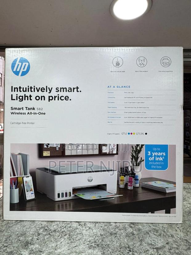 Hp Smart Tank 582 All-in-One Printer - main view