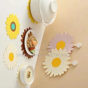 Daisy Shape Silicone Coaster Heat Resistant Mats Cup - thumbnail 2