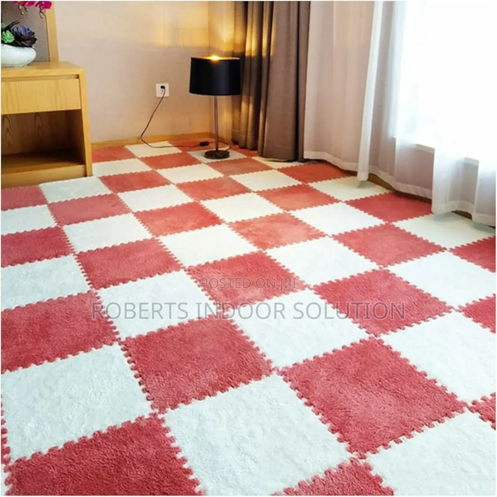 Interlocking Mats. Durable, Versatile, and Easy to Clean."