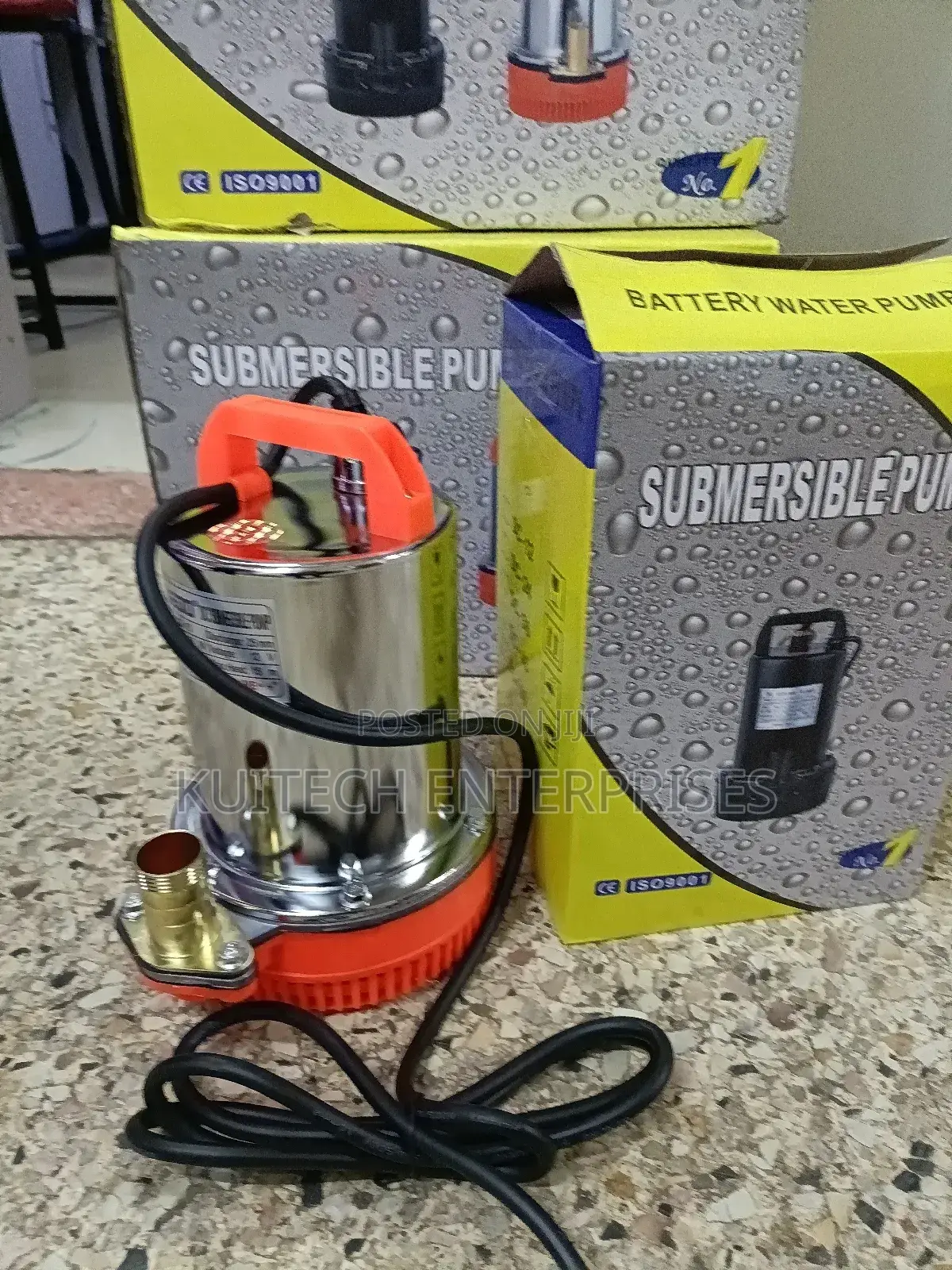 12v Solar/Battery Submersible Pump 150w