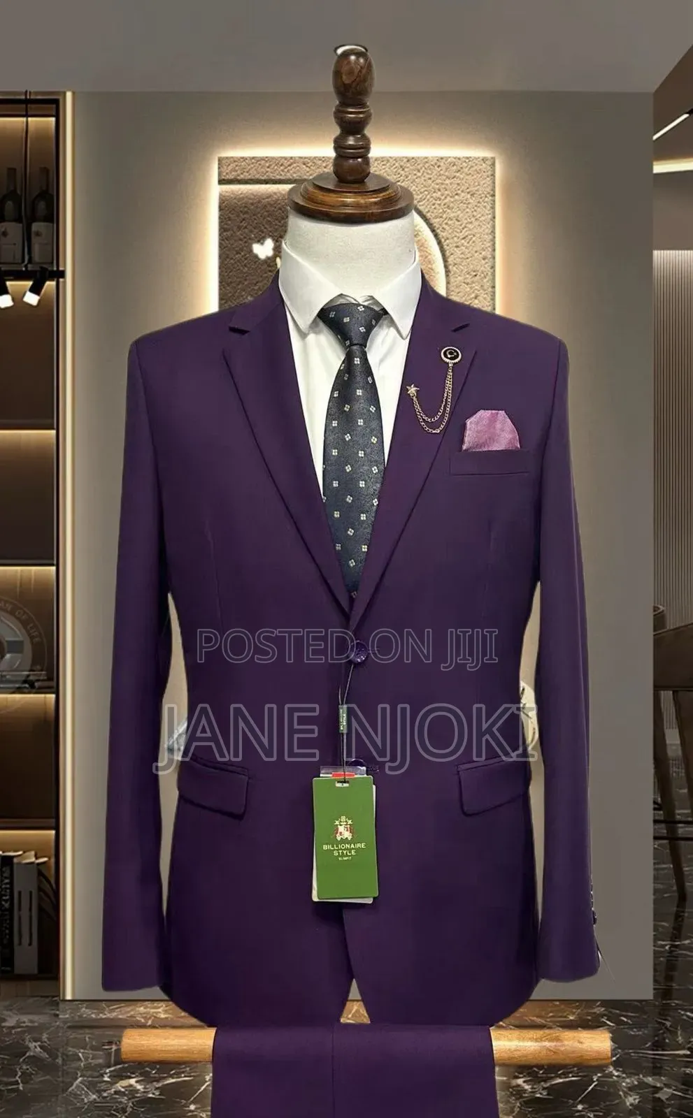 Maroon Suit