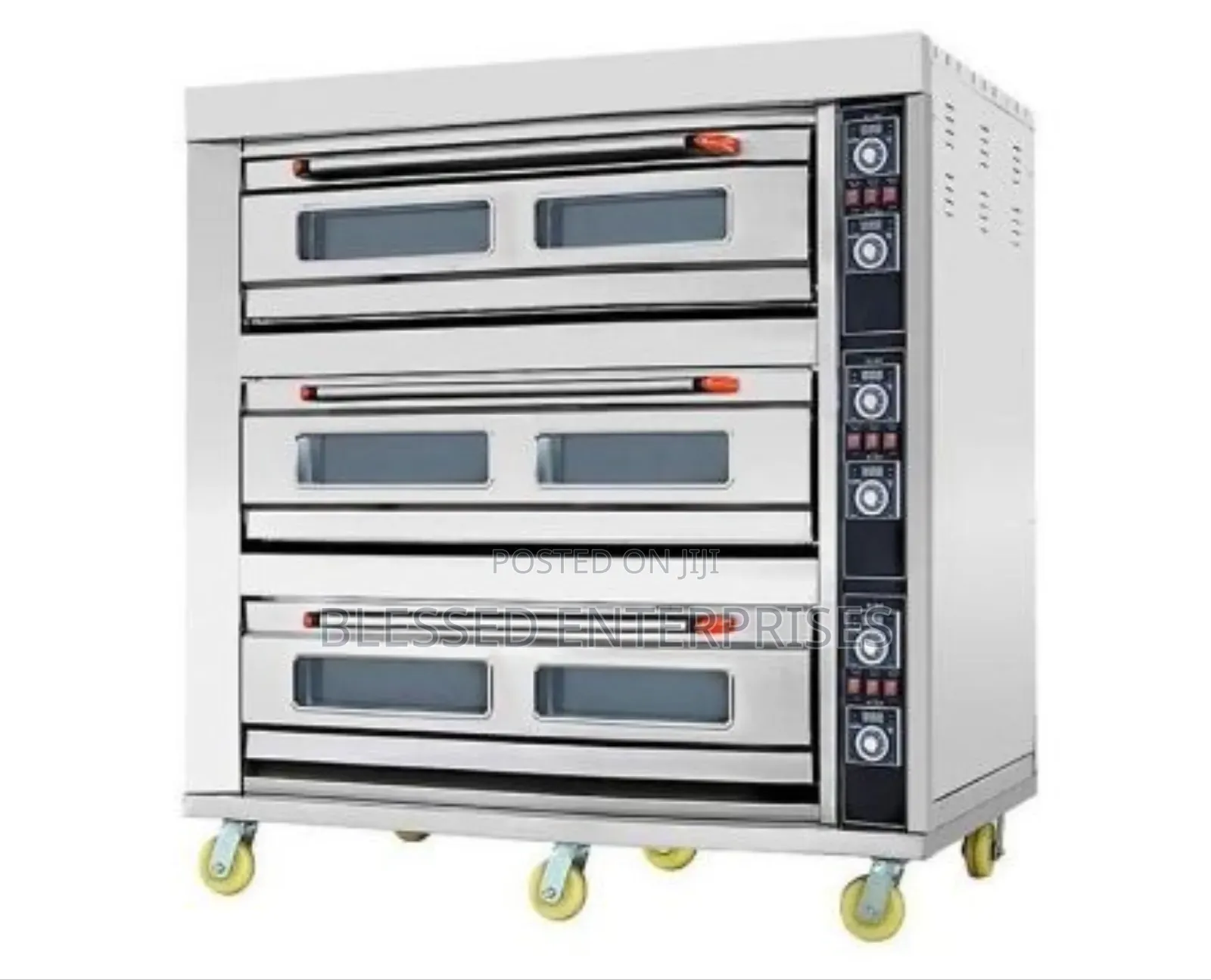 Commercial Electric Oven Three Deck Nine Trays