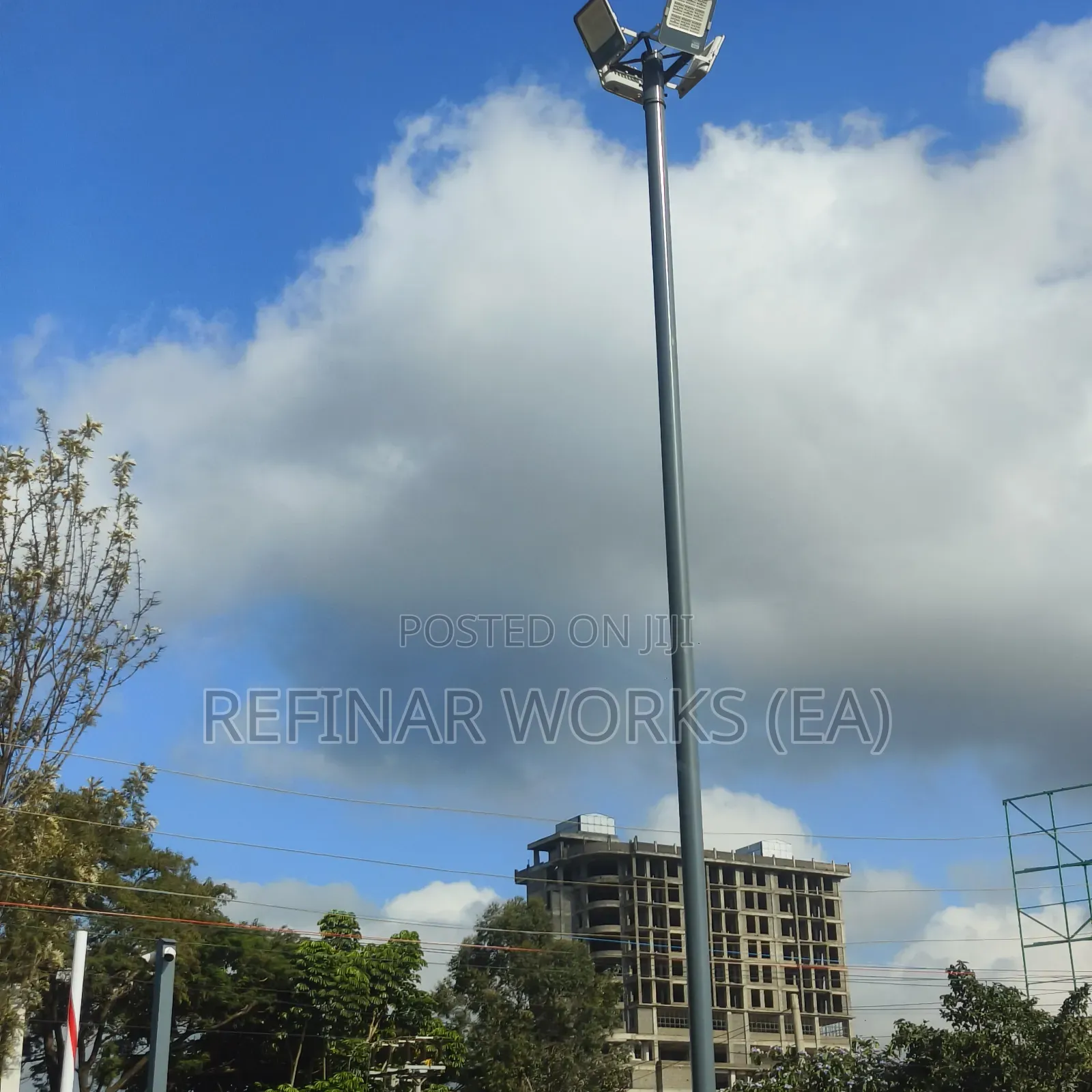 Camera, Street Light, High Mast Poles Fabricators in Kenya