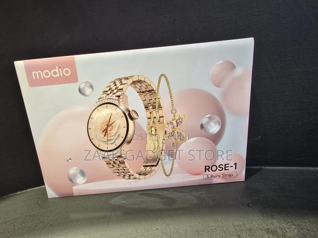 Modio Ladies Smart Watch. Wireless Charger - main view