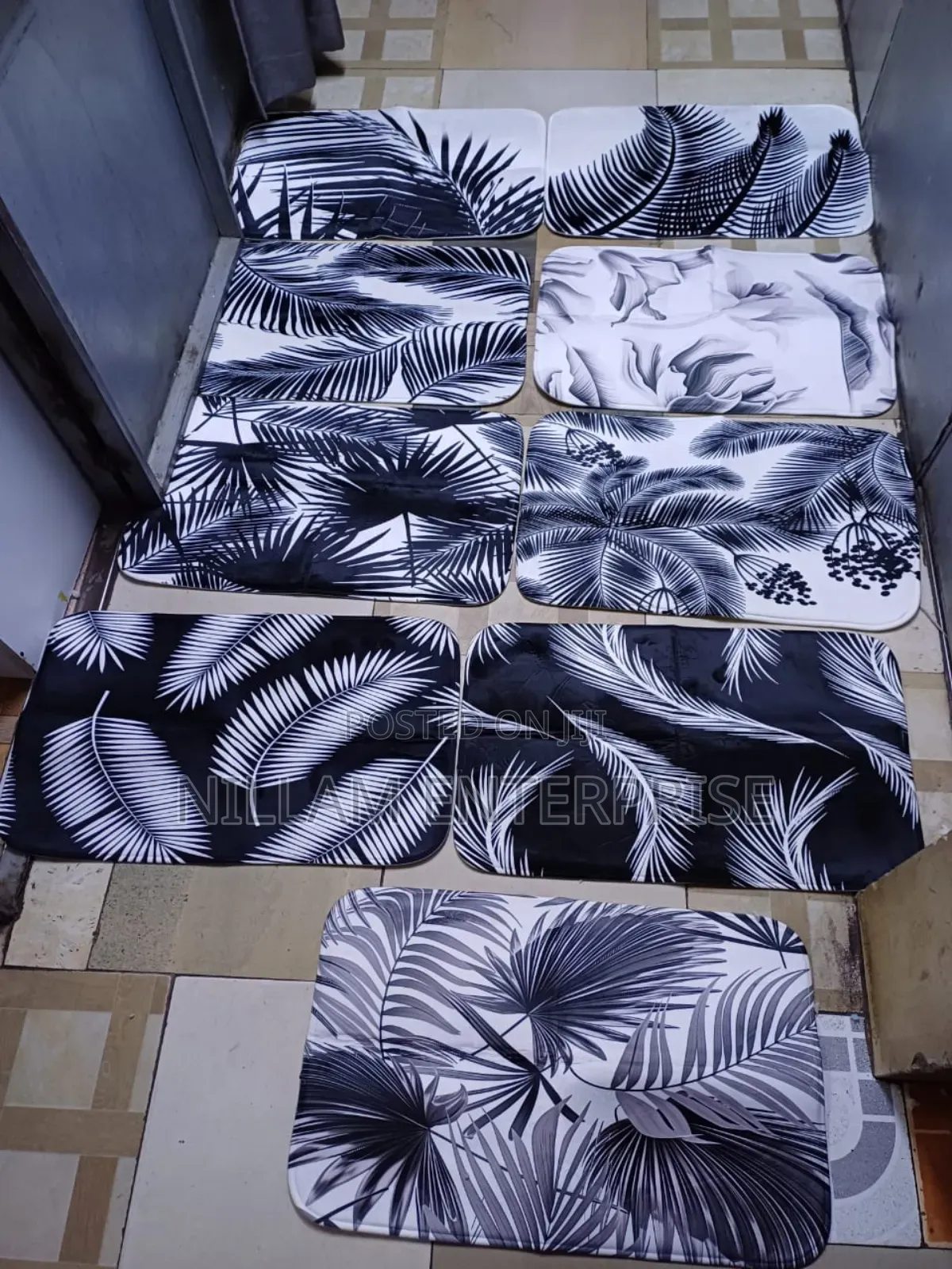 Tropical Palm Plants Doormats