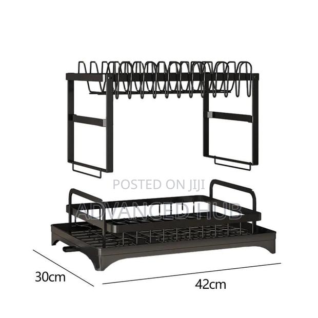 Classy High Quality 2 Tier Dish Rack - thumbnail 4