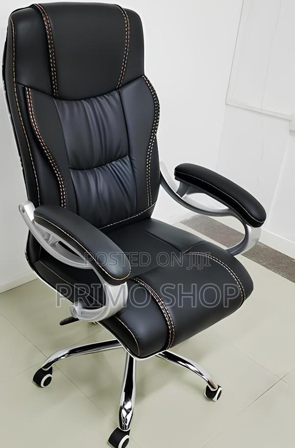 Office Chair; Reinforced Padded Armrest Office Chair - thumbnail 4