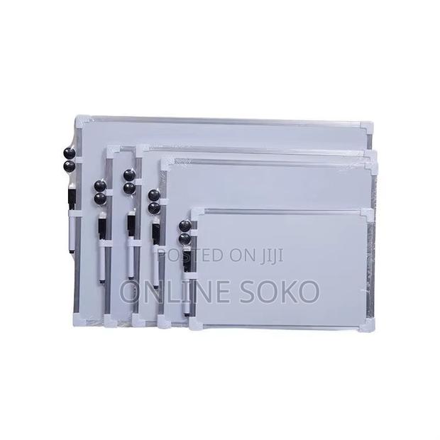 Light Double Sided Magnetic Whiteboard Set With Marker Pen - main view