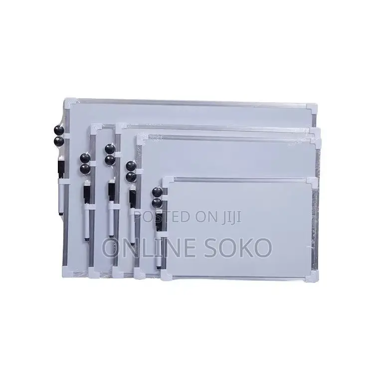 Light Double Sided Magnetic Whiteboard Set With Marker Pen