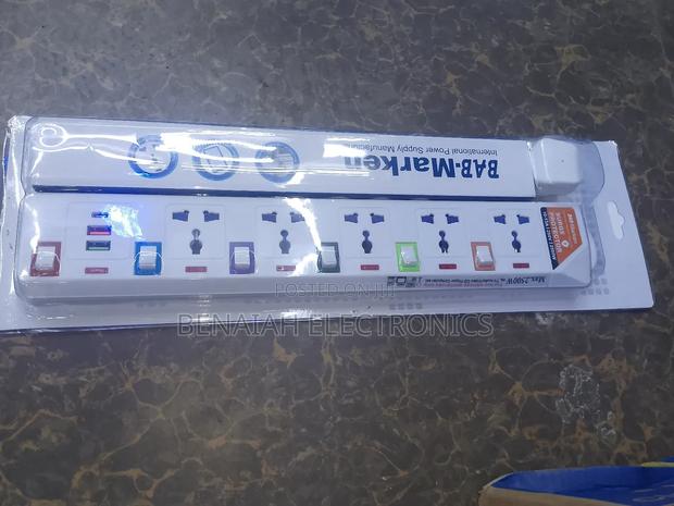 5 Way Extension With Usb,5 Meter Cable - thumbnail 2
