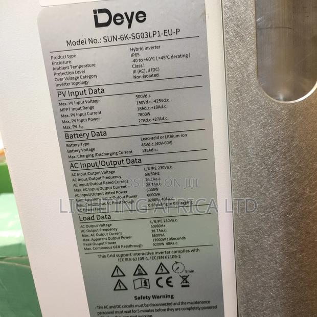 5kva/48v Deye Hybrid Low Frequency Inverter - thumbnail 2