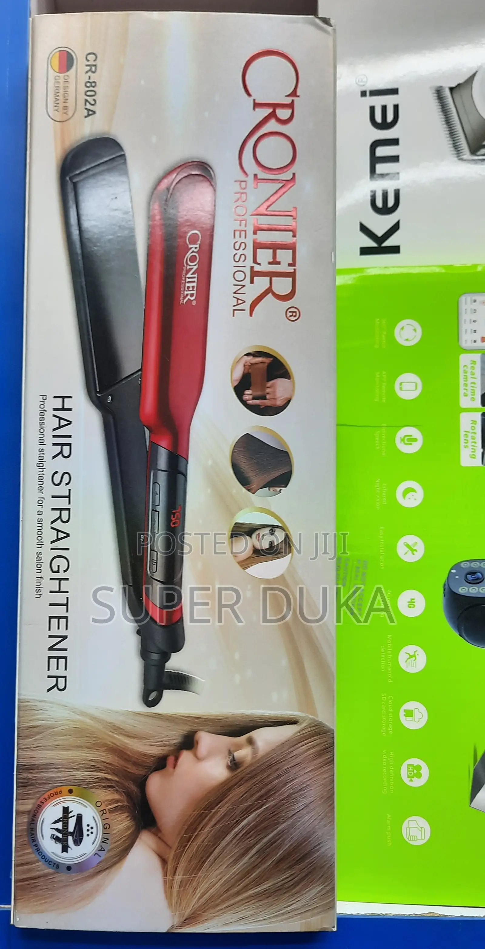 Flat Iron Hair Straightener.Cronier Cr-802a