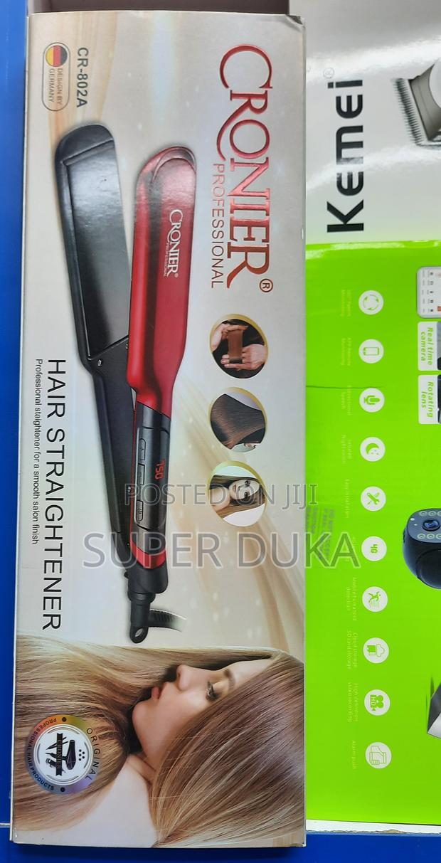 Flat Iron Hair Straightener.Cronier Cr-802a - main view