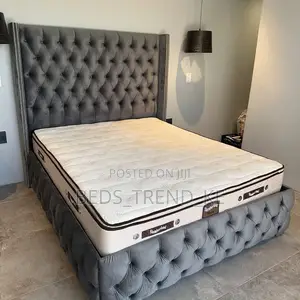 5 by 6 Fully Buttoned Chester Bed