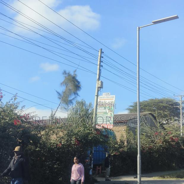 Hot-Dip Galvanized Street Light Poles - Single / Double Arms - thumbnail 2