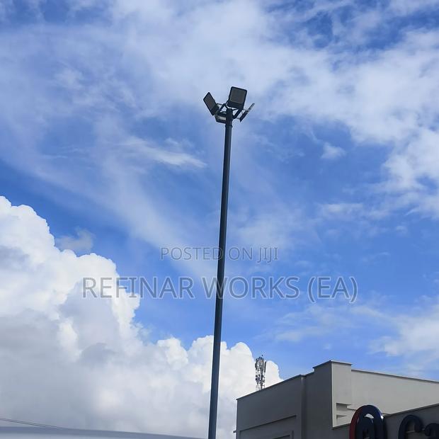 Hot-Dip Galvanized Street Light Poles - Single / Double Arms - thumbnail 5