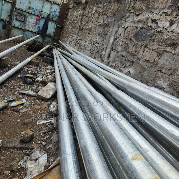 Hot-Dip Galvanized Street Light Poles - Single / Double Arms - thumbnail 6