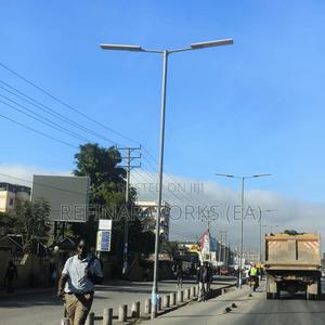 Hot-Dip Galvanized Street Light Poles - Single / Double Arms - main view