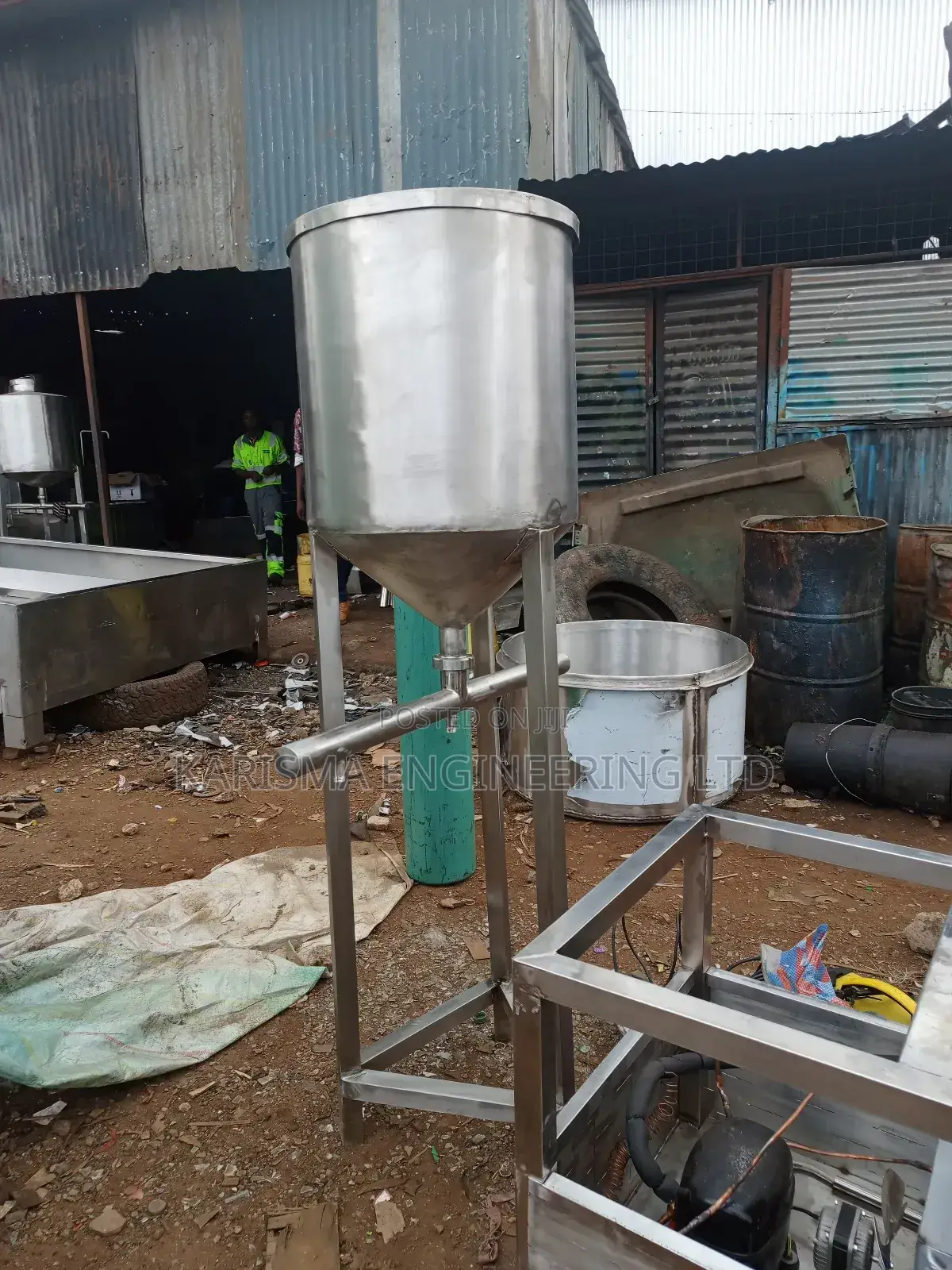 Stainless Steel Yoghurt Refilling Station