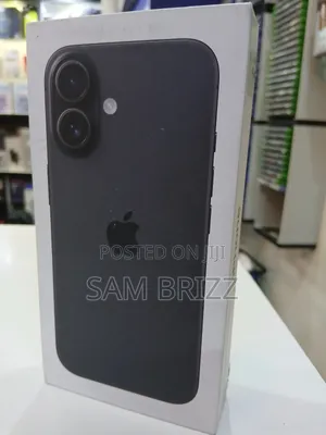 New Apple iPhone 16 128 GB Black