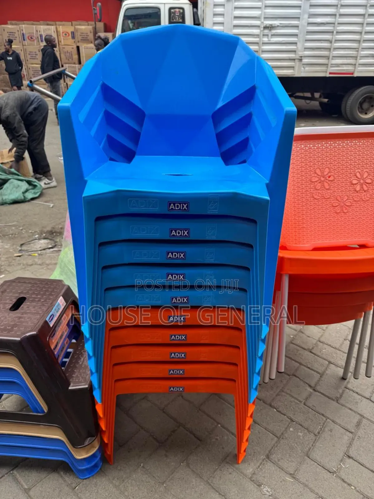 Cute Diamond Plastic Chair. Strong and Durable Chair
