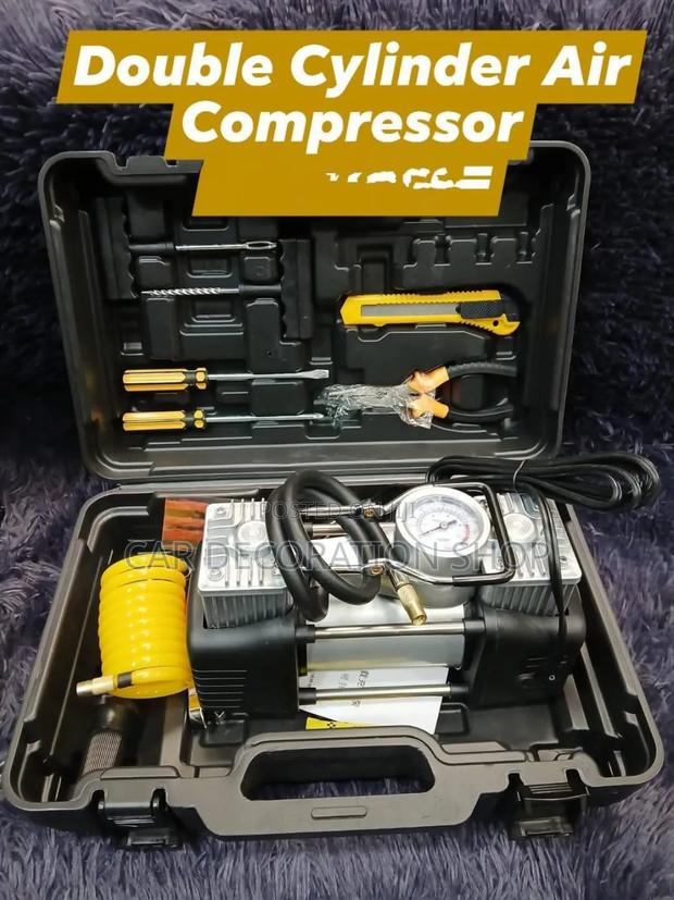 Car Air Compressor With Tool Repair Puncture Kit - main view