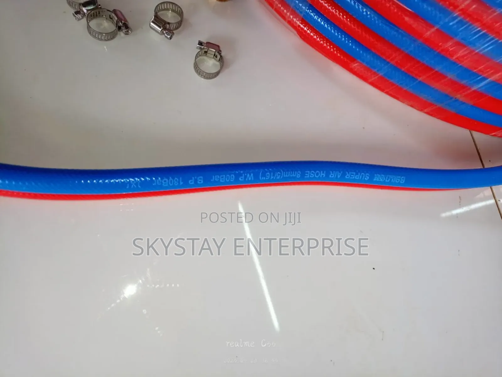 Twin Hose 8mm/ 5/16" Oxyacetylene Per Metre