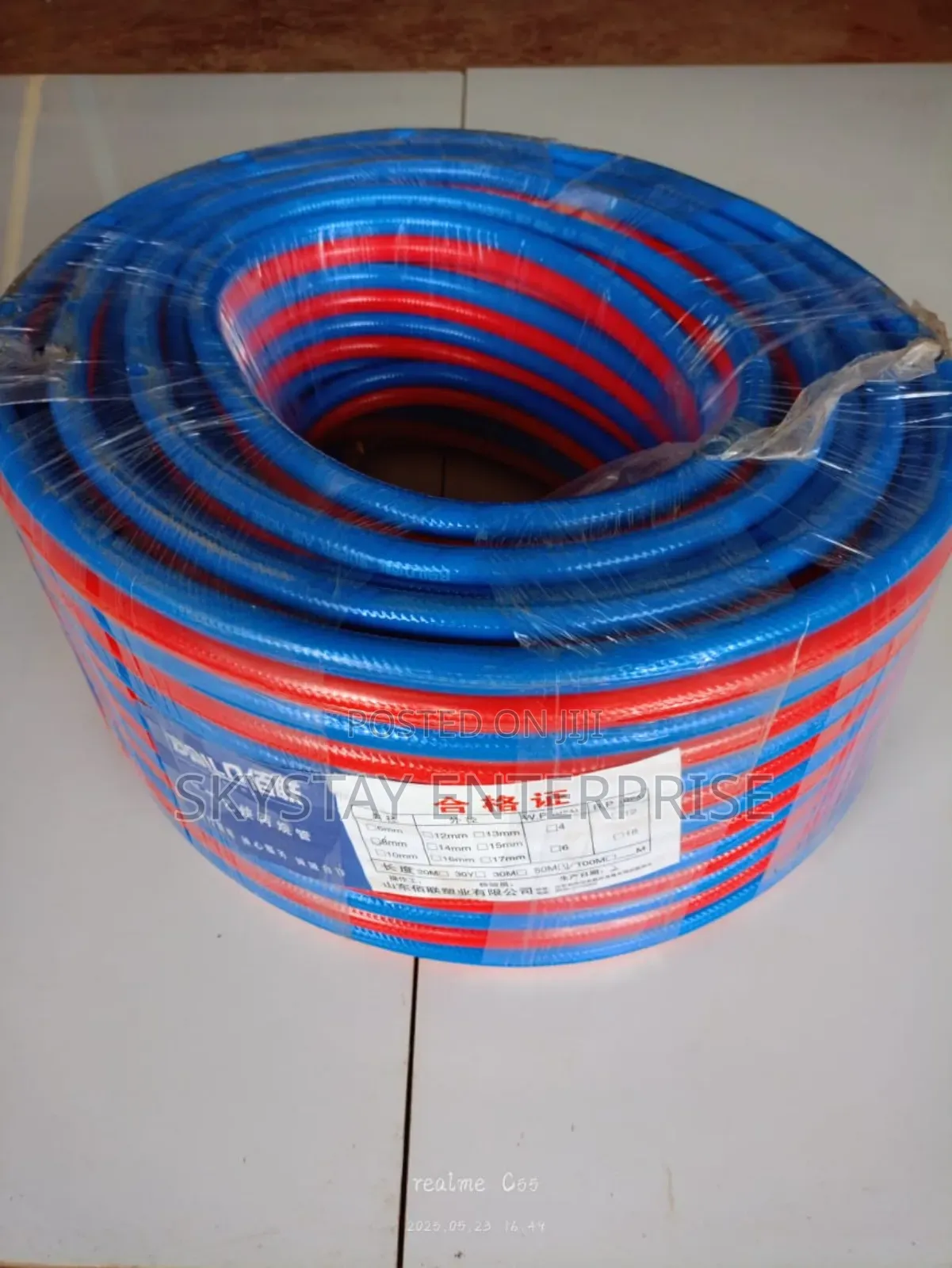 Twin Hose 8mm/ 5/16" Oxyacetylene Per Metre