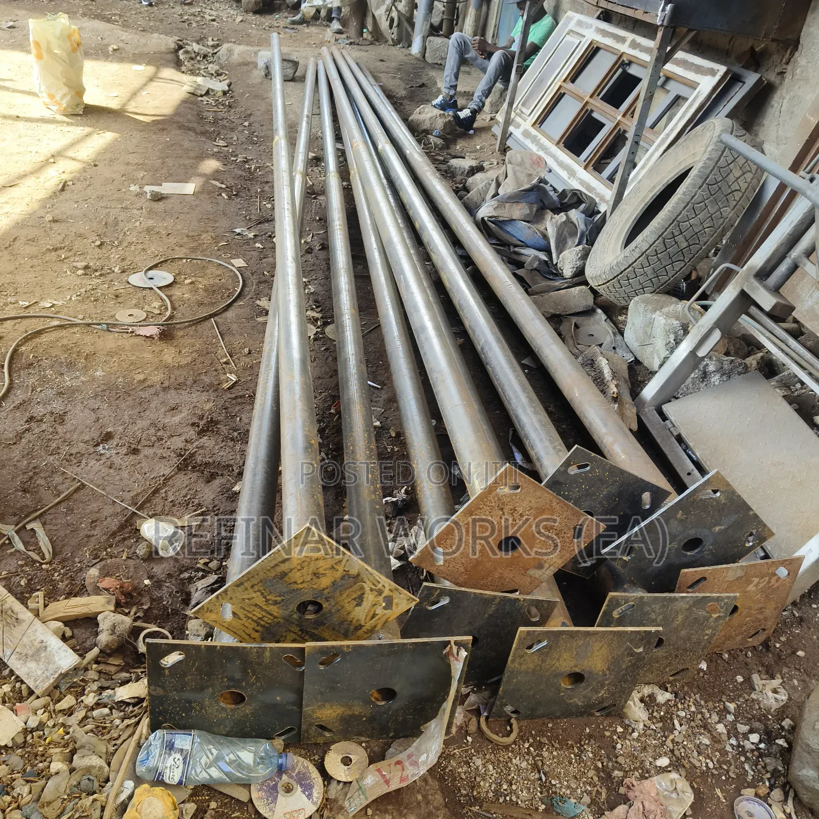 High Mast Street Light CCTV Poles Manufacturer Fabricator