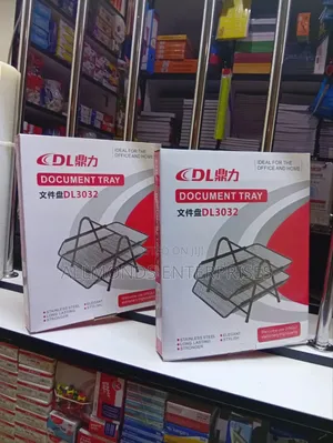 2 Tier Document Tray- Mesh/Metallic